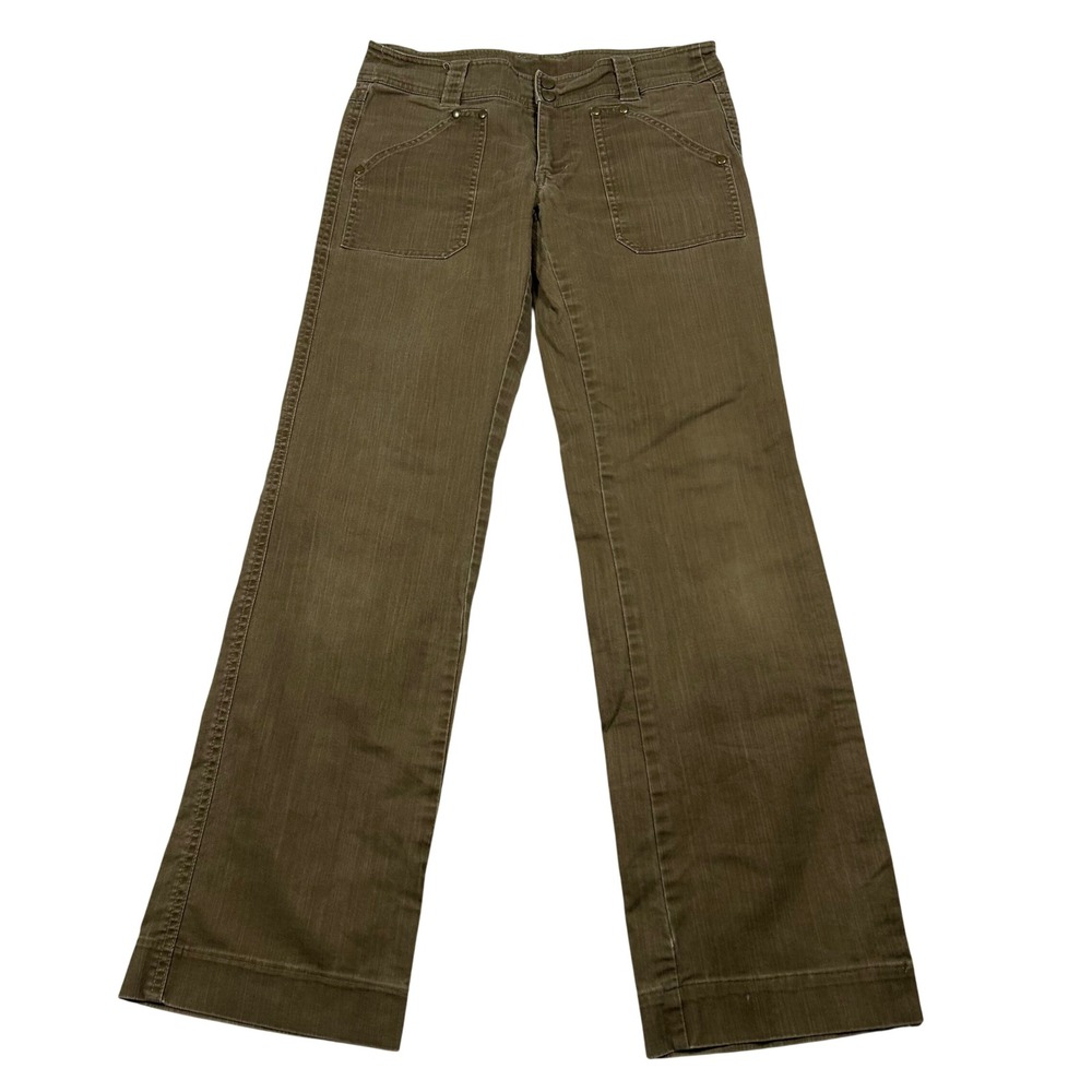 Kuhl Pants Womens 4 Long Brown Cotton Lyocell Stretch Outdoor Utility Trousers